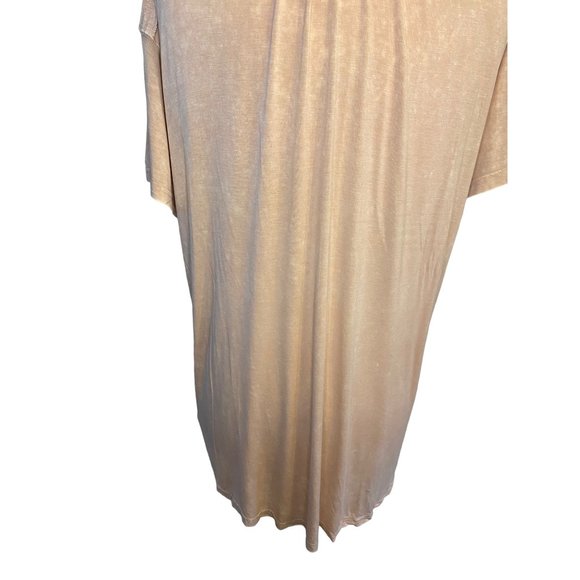 Kori American Peasant Boho Light Pink Oversized Shirt Tunic Women's L - Picture 4 of 12